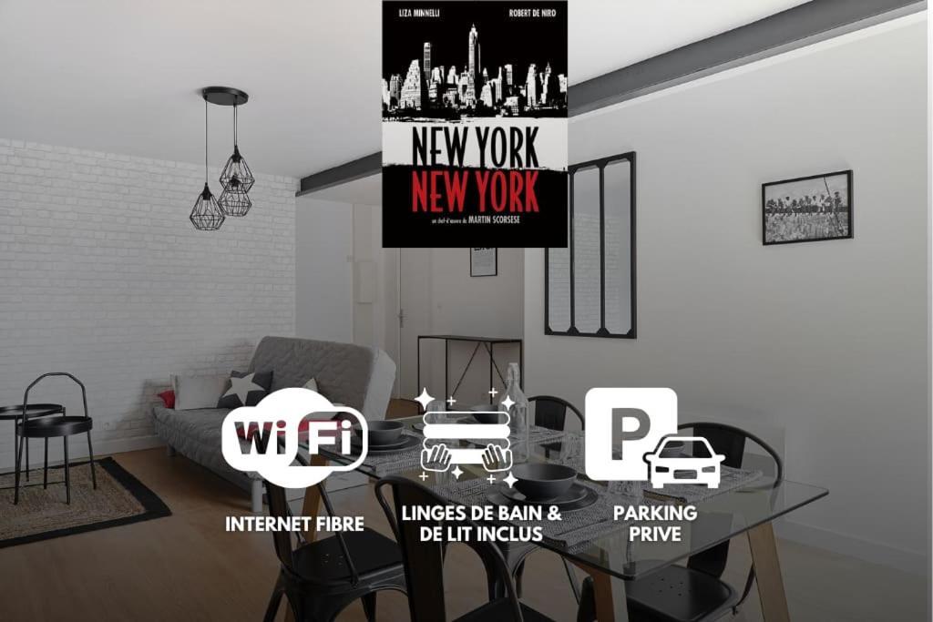 New-York New-York : Fibre Wifi/Linge/Parking Châteaubriant Exterior foto